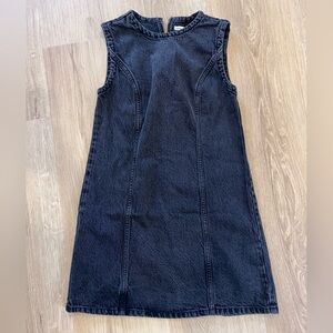 Abercrombie & Fitch Black Denim Dress